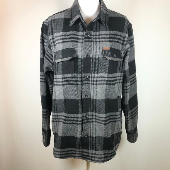 Orvis Classic Collection Flannel Shirt — Black & Gray Plaid, Timeless - Picture 5 of 14